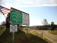 North Mecklenburg C&D Reclamation Center Entrance